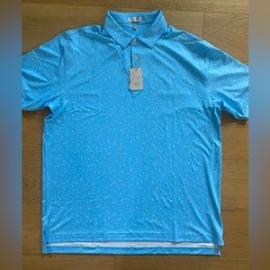 Peter Millar seaport ship crown sport summer comfort polo NWT